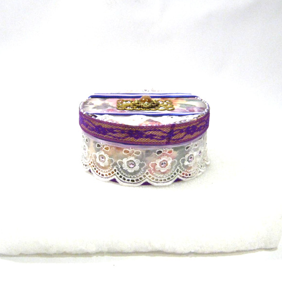 Handcrafted Keepsake Jewelry Trinket Prayer Box for Mementos Photos Desk Items - Picture 8 of 9